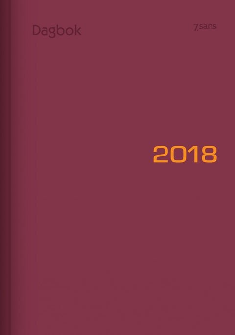 7.Sans Dagbok Deco Grå A5 Refil Imt.Skinn 2020