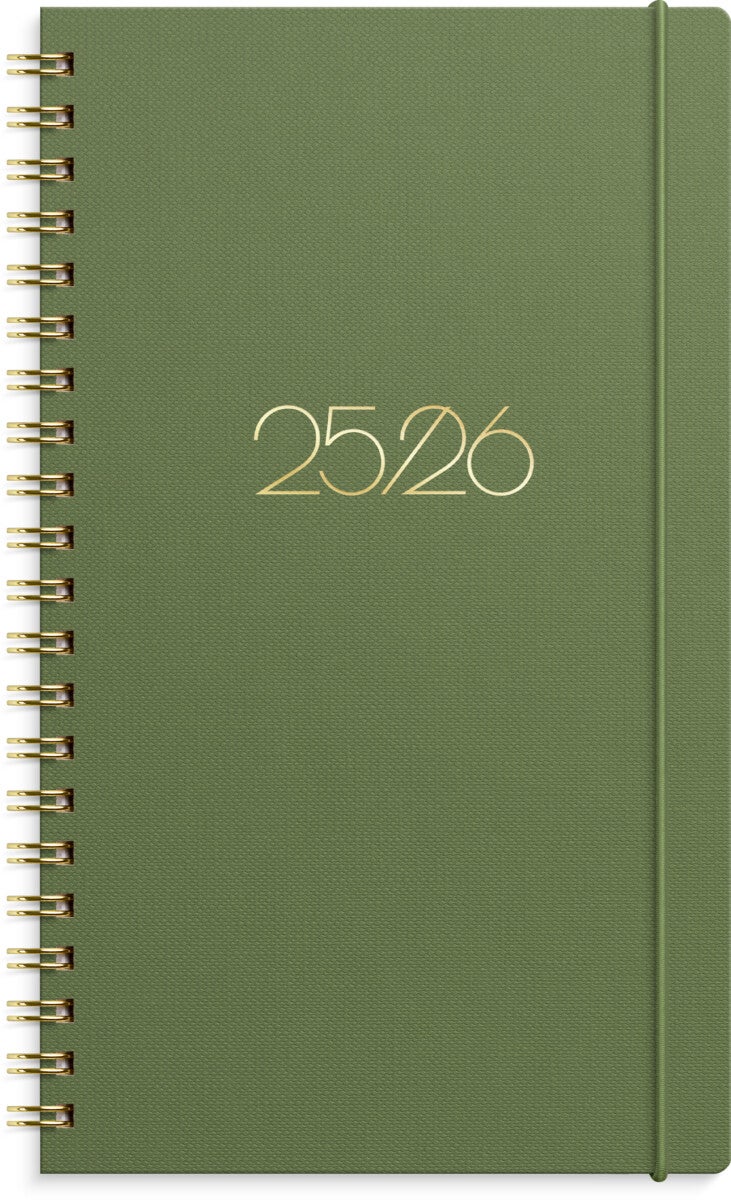 Studentkalender Grieg XL 25/26 grønn