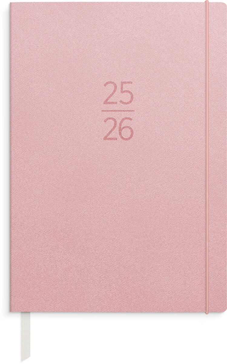 Studentkalender Grieg A5 myk 25/26 rosa