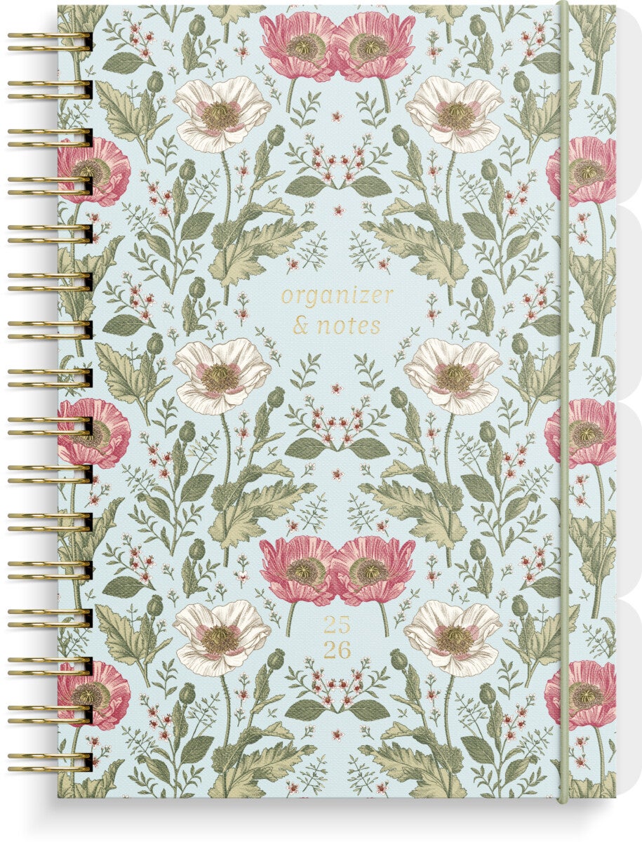 Organizer & Notes Grieg A5 25/26 blomst