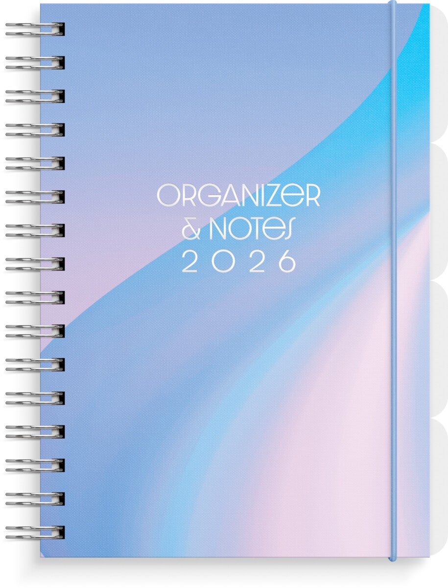 Organizer og Notes Grieg A5 2026 Waves