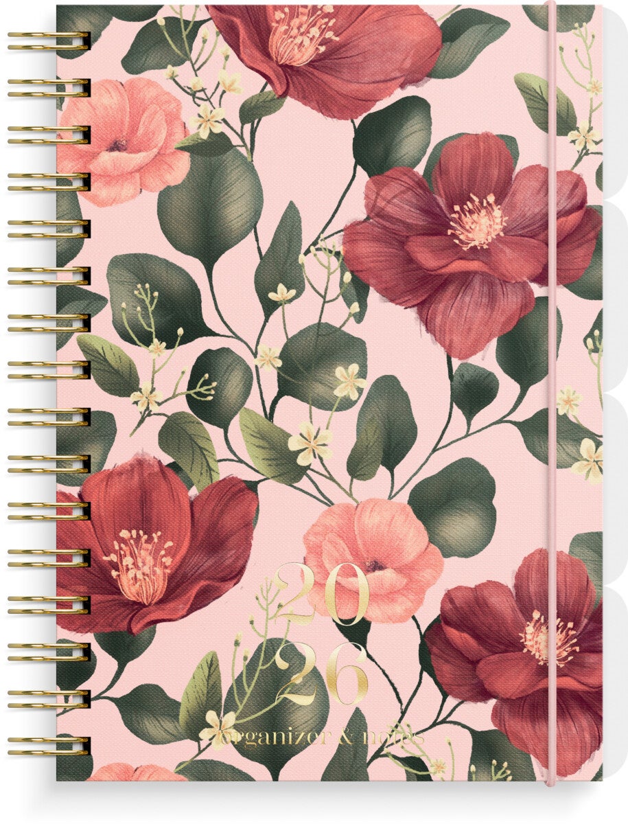 Organizer og Notes Grieg A5 26 Villrose