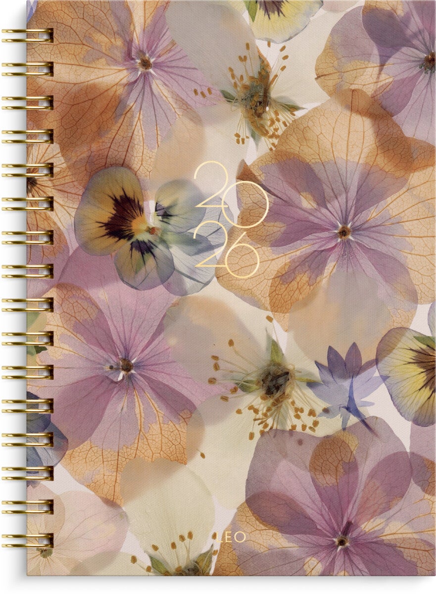 Kalender Grieg Leo A5 spiral 2026 Fiol