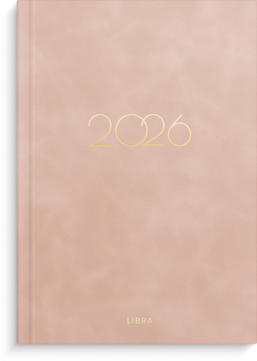 Dagbok Grieg Libra Colore 2026 rosa