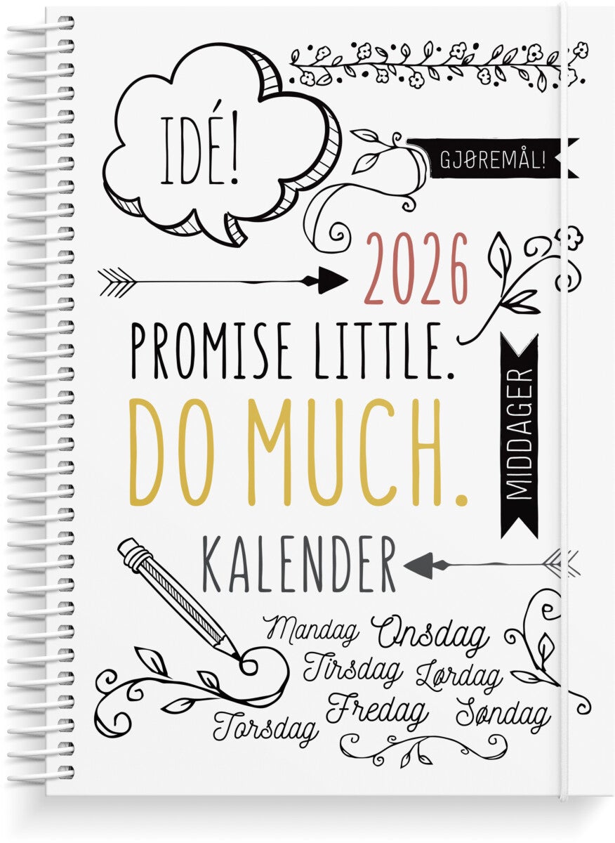 Ukekalender Grieg A5 2026 Doodle