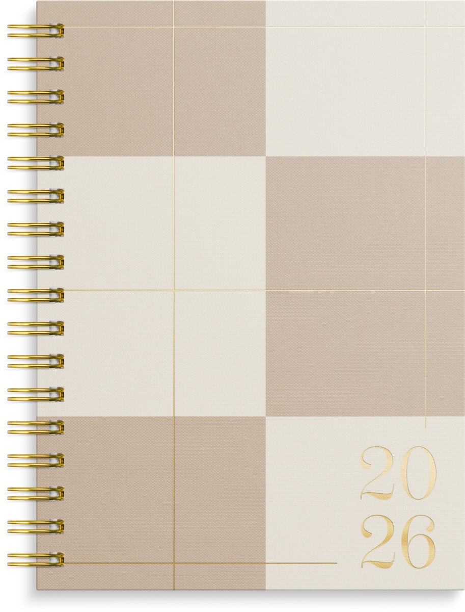 Ukekalender Grieg Multi A6 2026 beige