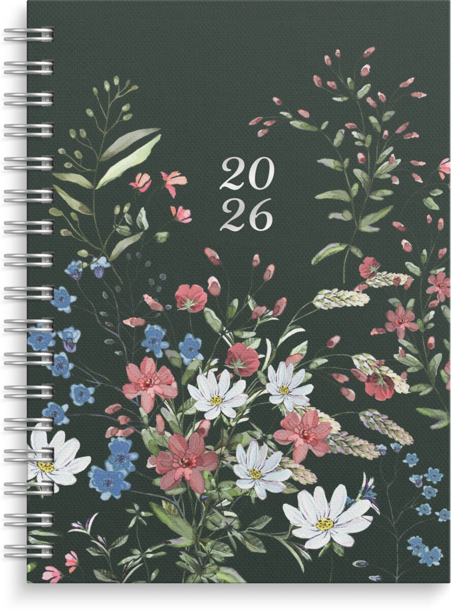 Ukekalender Grieg Multi A6 2026 blomster