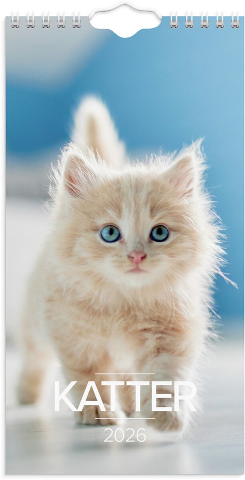 Veggkalender Grieg 2026 Katter Mini