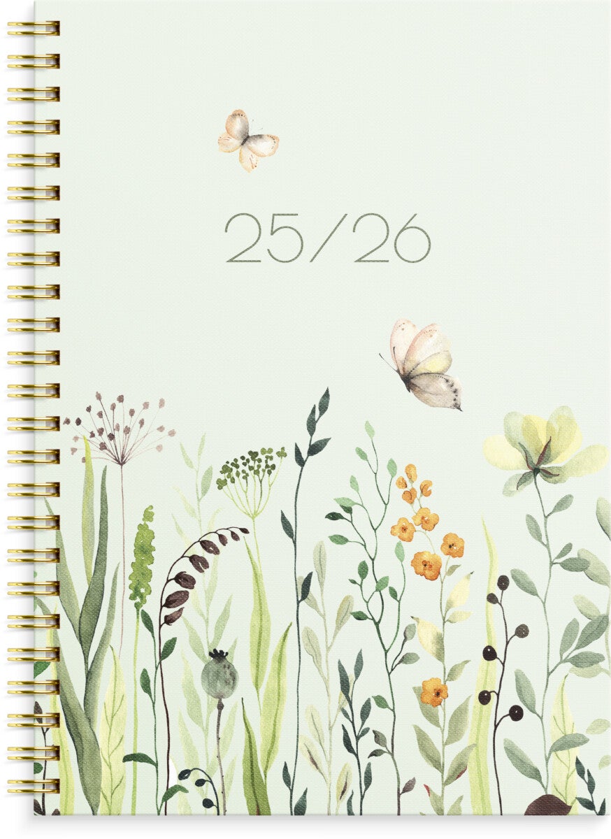 Studentkalender Grieg A5 25/26 flora