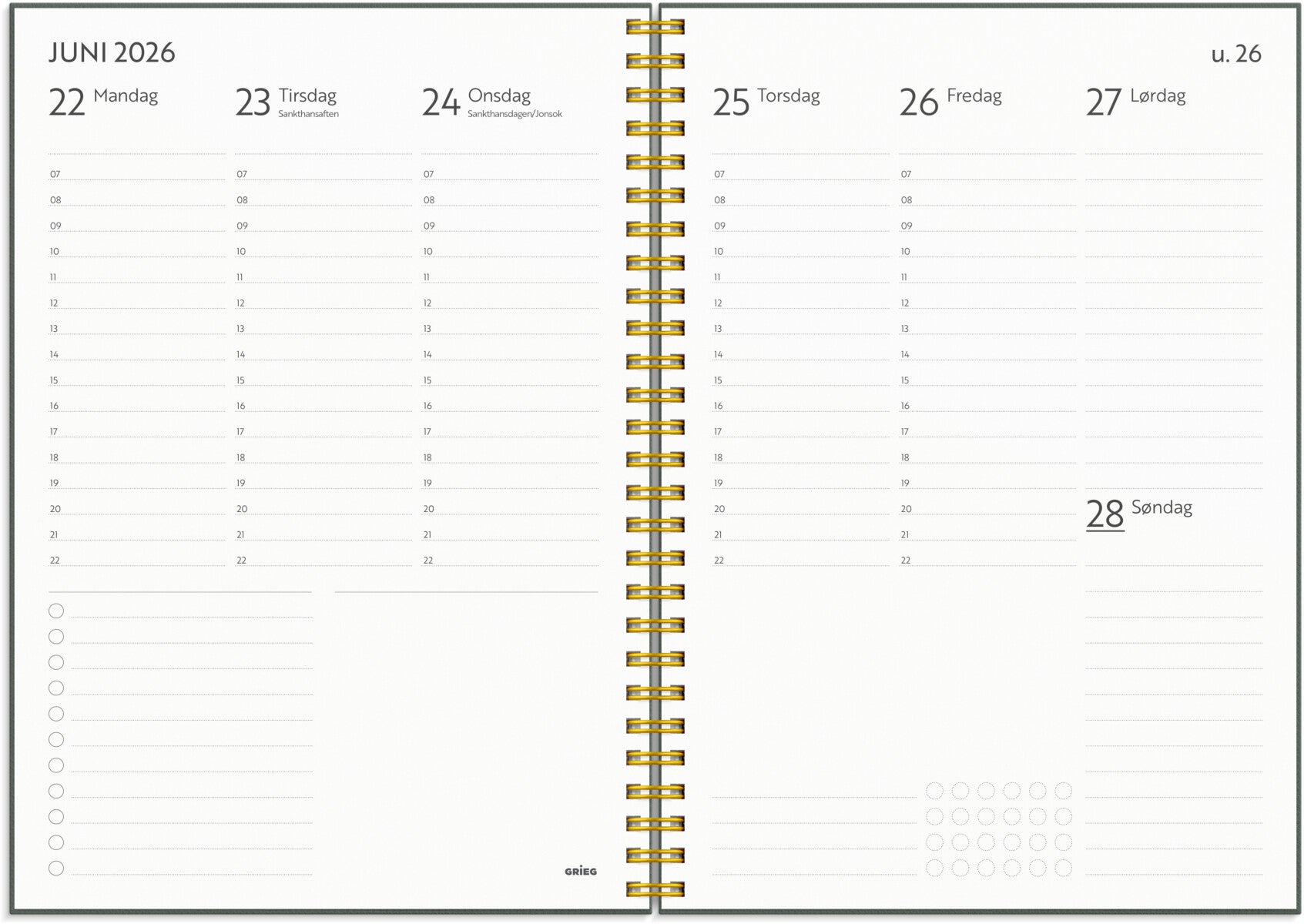 Life Planner Do More Grieg A5 25/26
