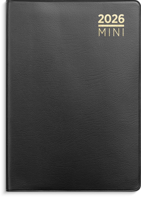 Lommekalender Grieg Mini 2026 plast sort
