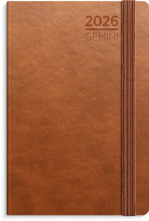 Lommekal Grieg Gemini 2026 Lite cognac