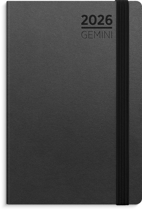 Lommekal Grieg Gemini 2026 Lite sort