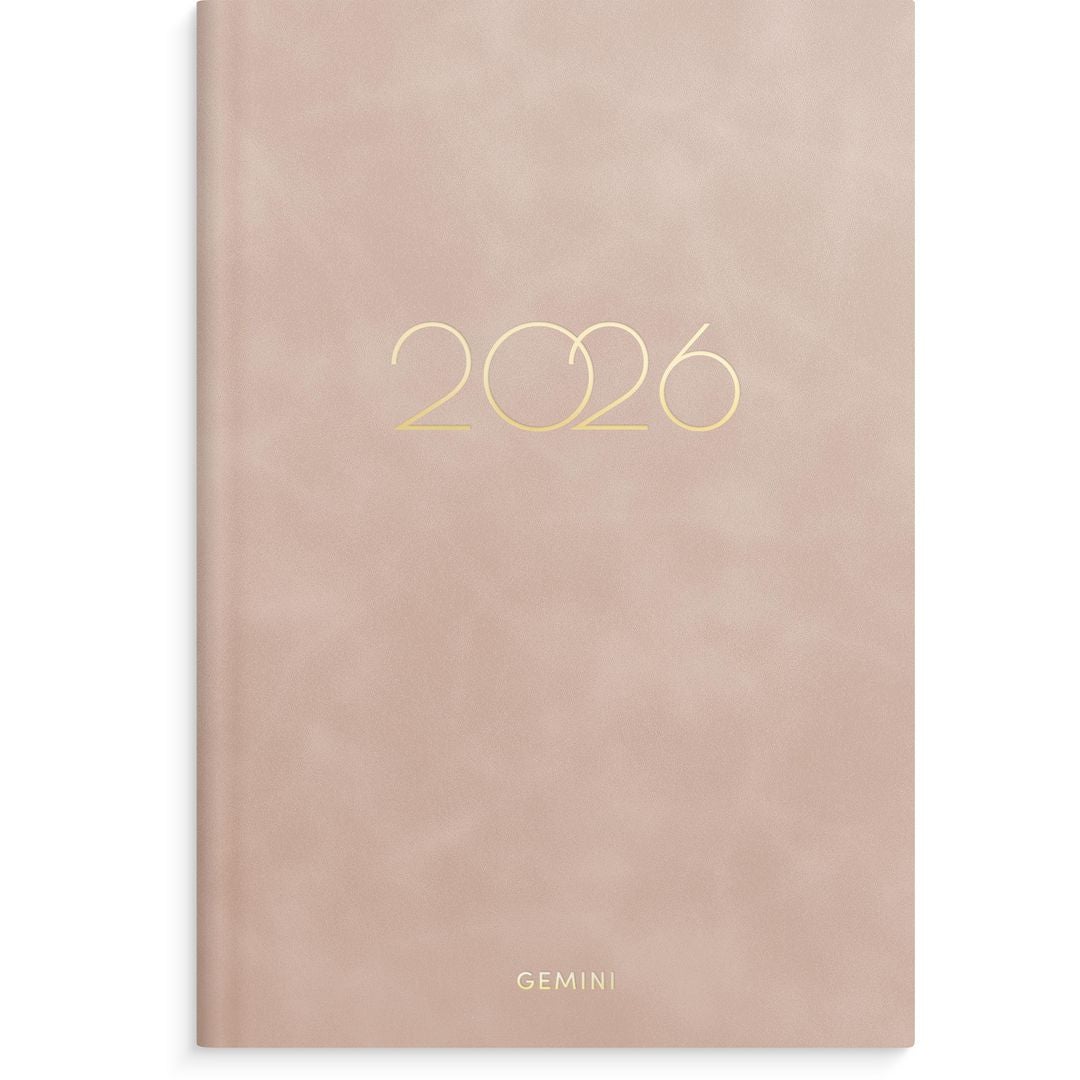 Lommekal Grieg Gemini 2026 Colore rosa