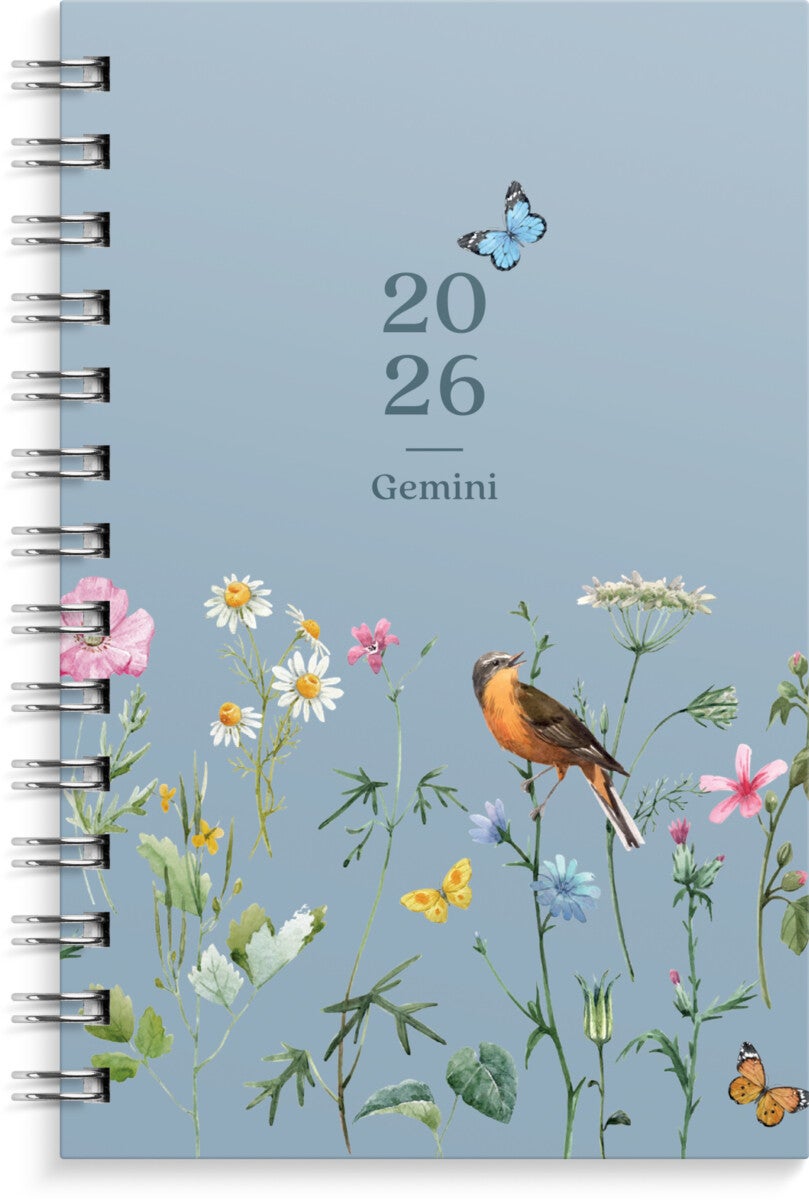 Lommekal Grieg Gemini 2026 Trend blomst