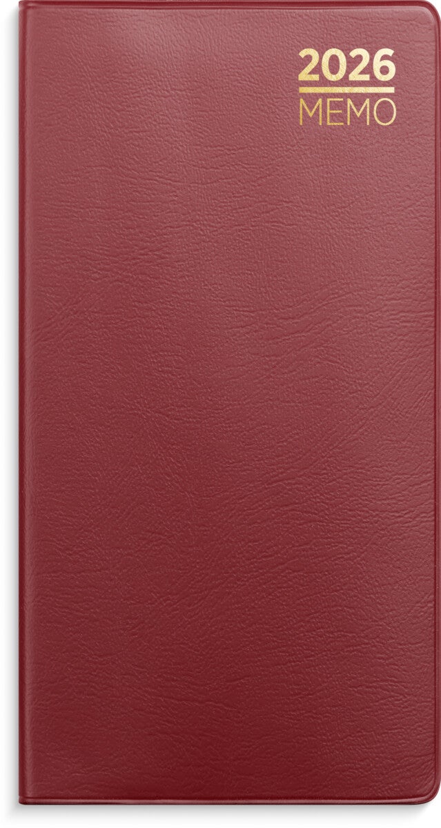 Lommekalender Grieg Memo 2026 plast burg