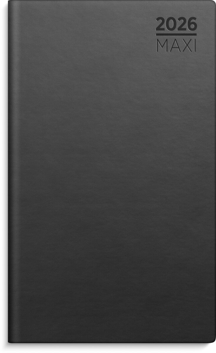 Lommekal Grieg Maxi 2026 imitert grå