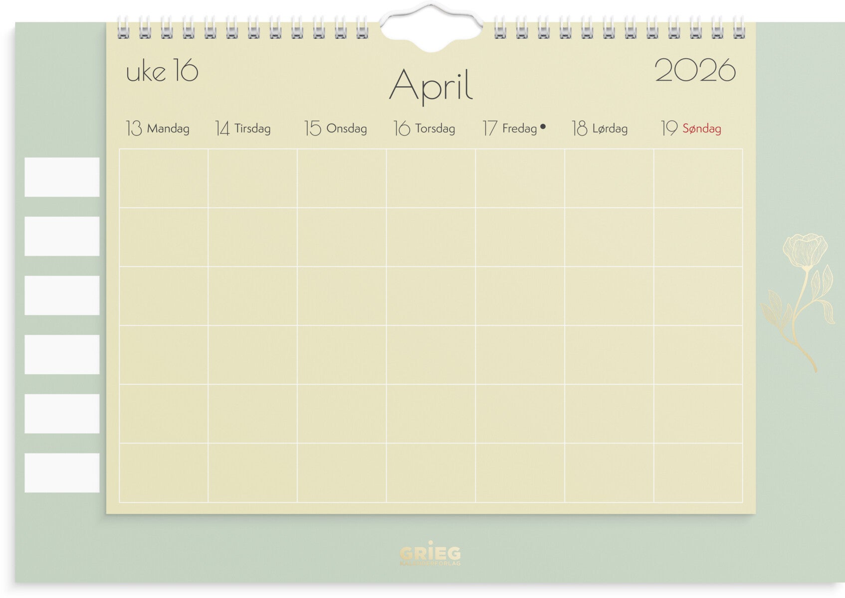 Hjemmets timeplan Grieg 25/26