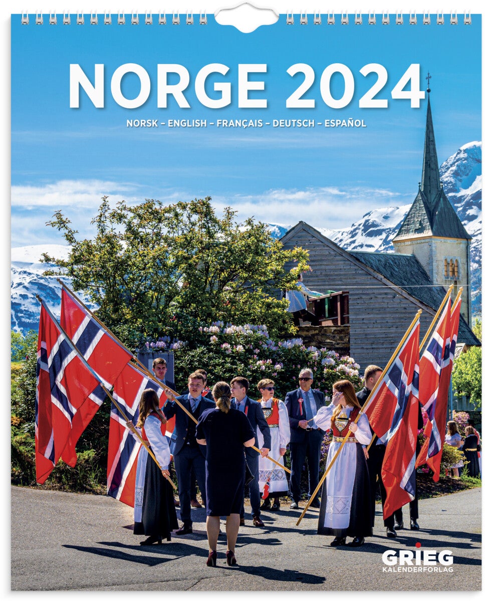 Bilde av Billedkalender 2024 Grieg Norge