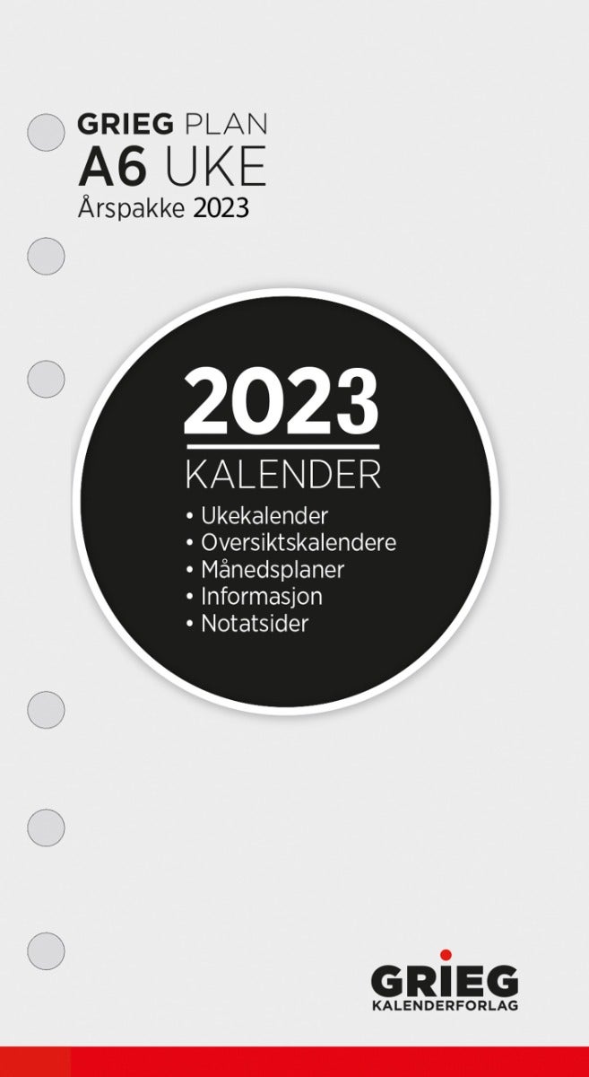 Kalender 2023 Årspakke Mini Uke