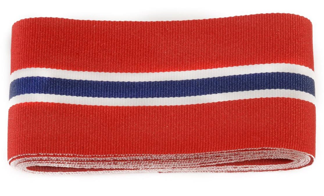 Nasjonalbånd 50mm x 2,5m i bunt