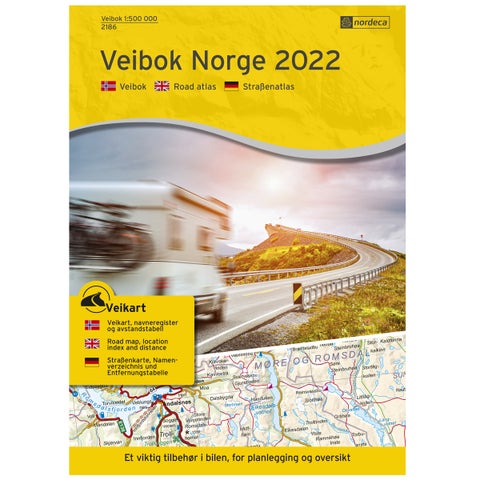 Veibok Norge 1:500 000 - Veikart