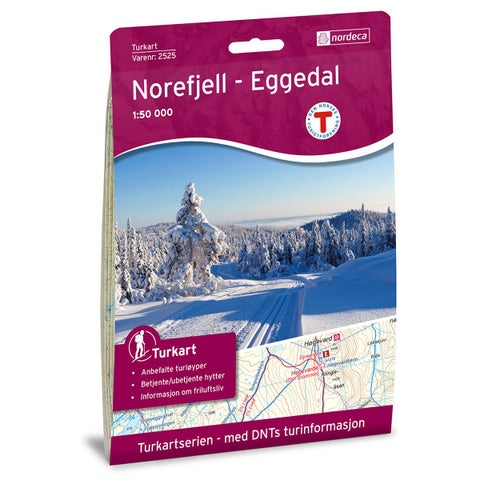 Norefjell-Eggedal - Turkart 1: 50 000
