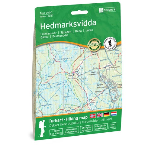 Hedmarksvidda 1:50 000 - Topo 3000