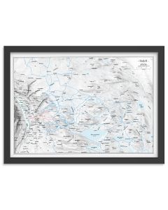 Veggkart Hafjell 1:50 000 - Veggkart Norge