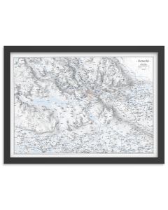 Veggkart Hemsedal 1:50 000 - Veggkart Norge