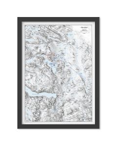 Veggkart Hovden 1:50 000 - Veggkart Norge