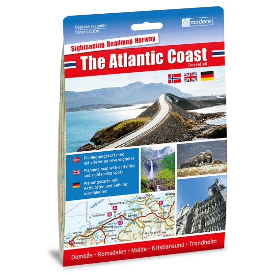 The Atlantic Coast /  Dovrefjell 1:250 000 - Bilguide for aktiviteter, attraksjoner og severdig