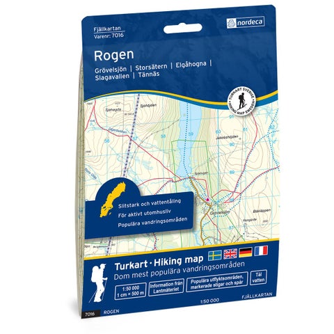 Rogen 1:50 000 - Svensk fjellkart