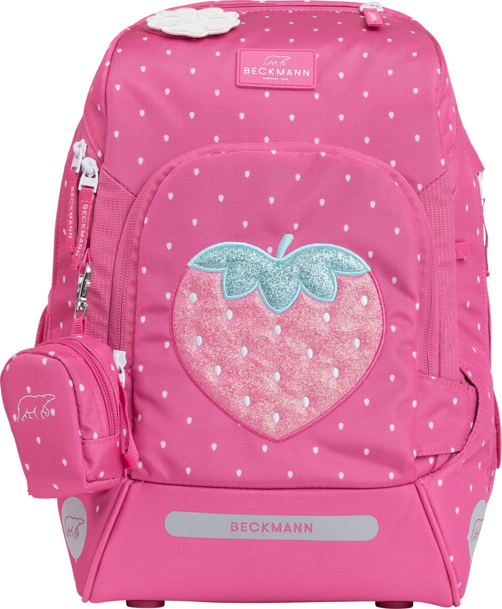 Skolesekk 1.kl Strawberry Active Air FLX - Beckmann