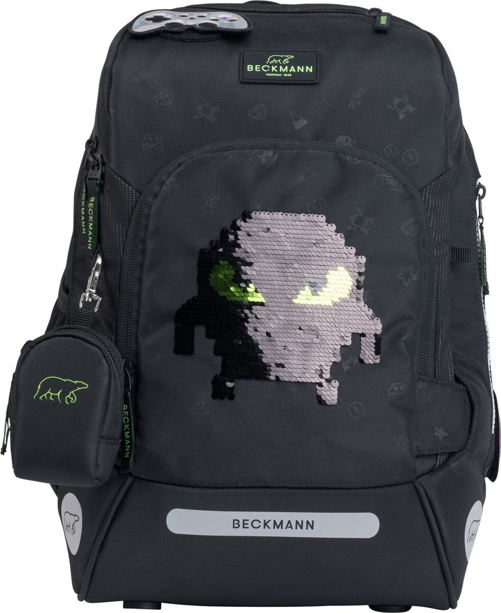 Skolesekk 1.kl Pixel Active Air FLX - Beckmann