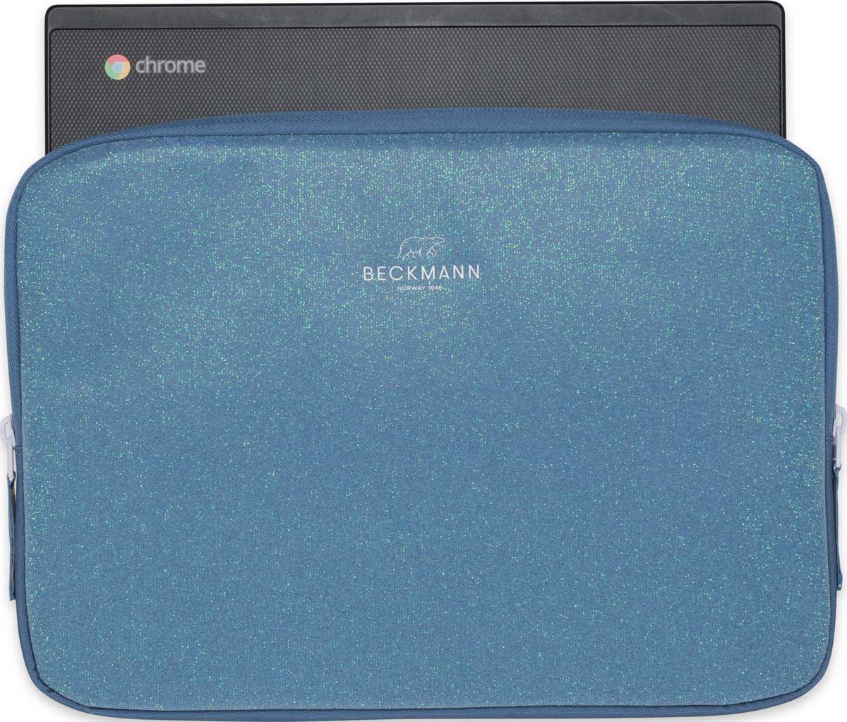 Laptop-cover 14"Blue Glitter Beckmann