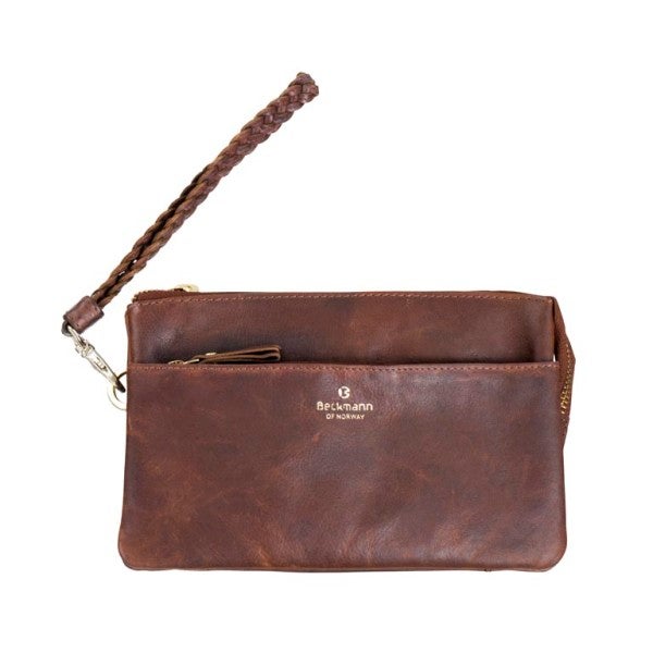 Lommebok Beckmann Cognac Stor Clutch 184