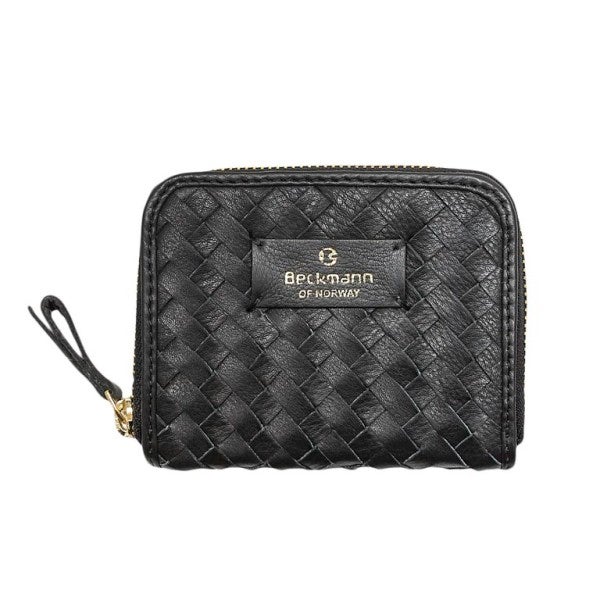 Lommebok Beckmann Sort Liten Flettet 185