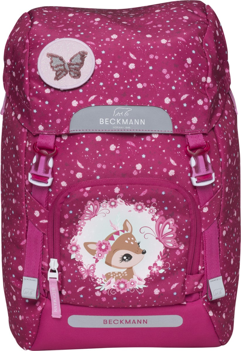 Skolesekk 1.kl Forest Deer Classic Maxi 28L - Beckmann