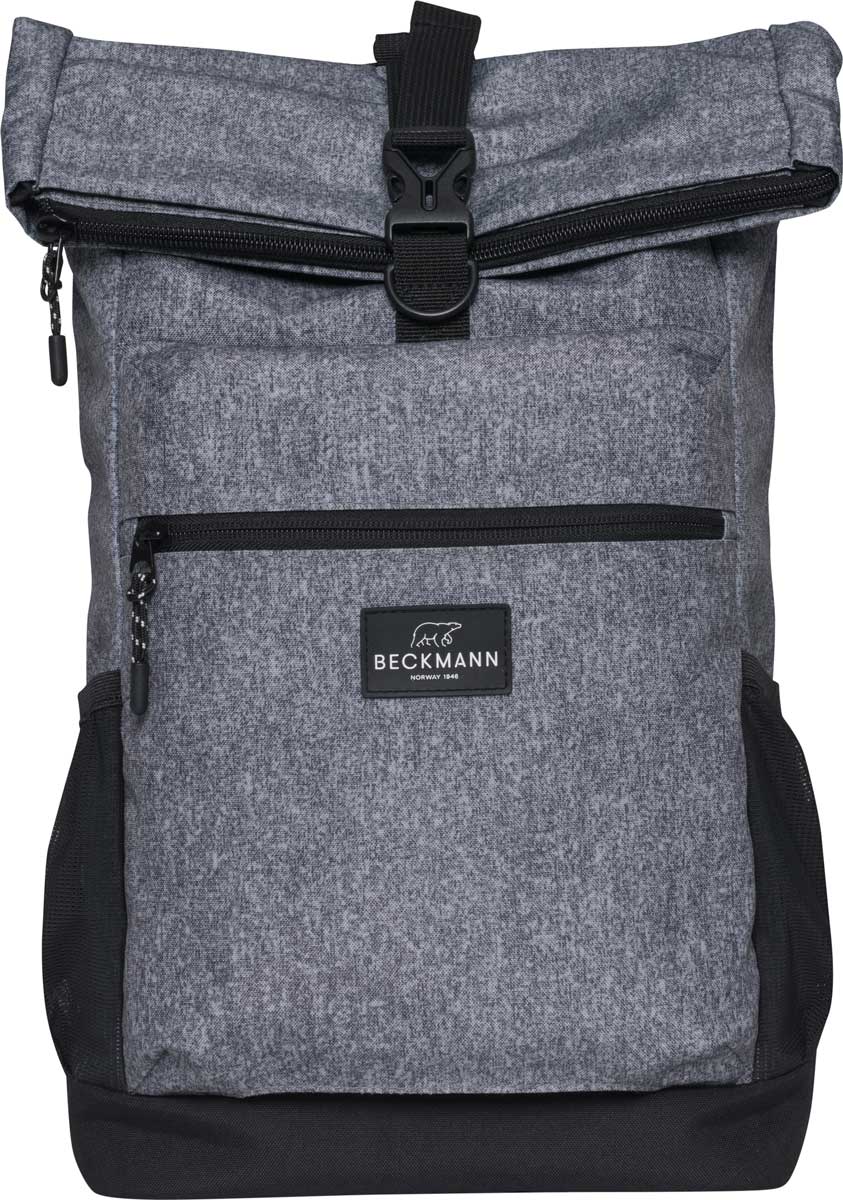 Skolesekk 2.7-kl Grey Melange Sport Light Roll 20L - Beckmann