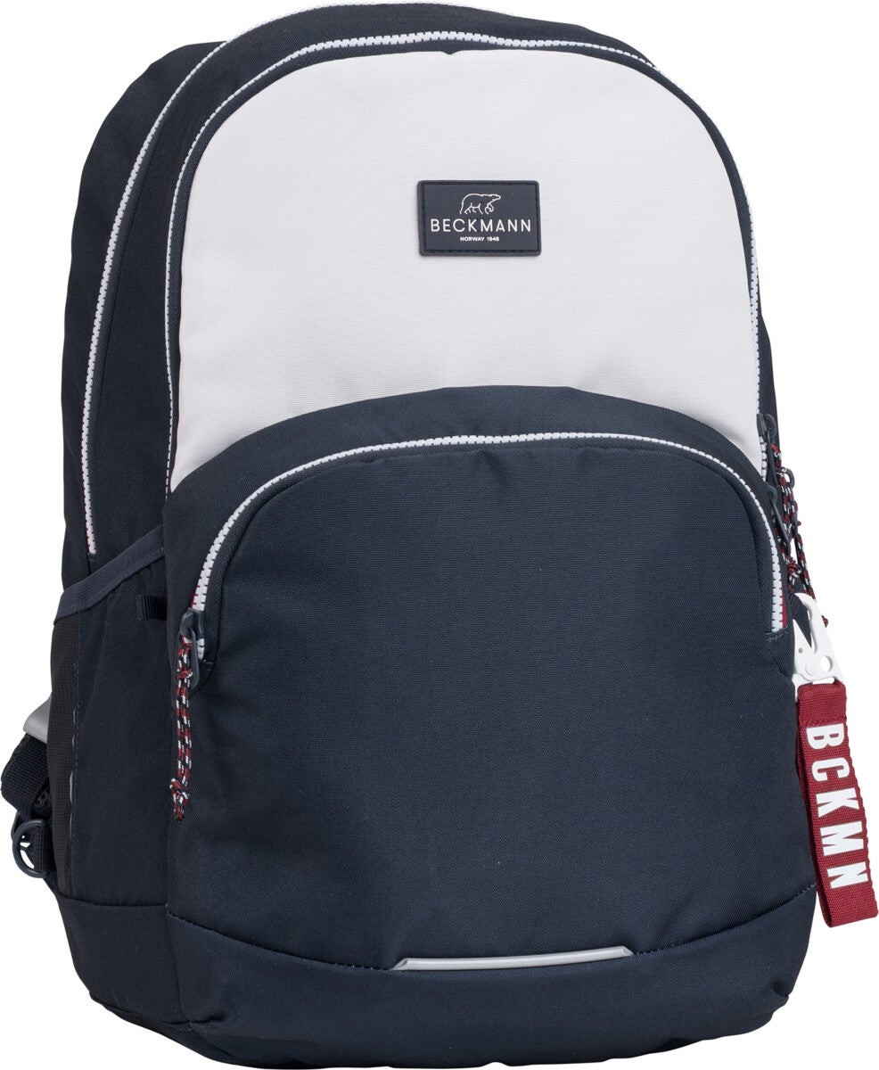 Skolesekk 2-7.kl Navy White Sport Junior 30L