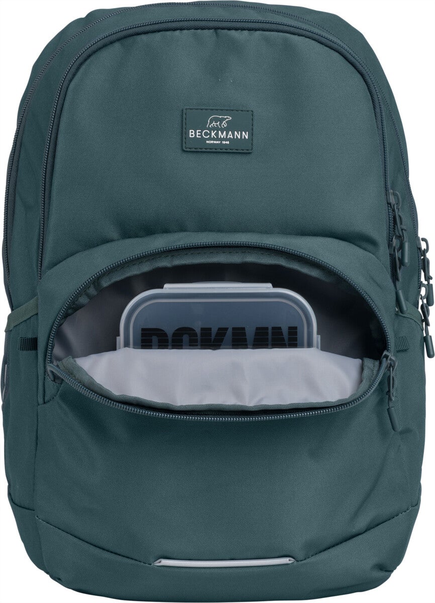 Skolesekk 2-7.kl Dark Green Sport Junior 30L