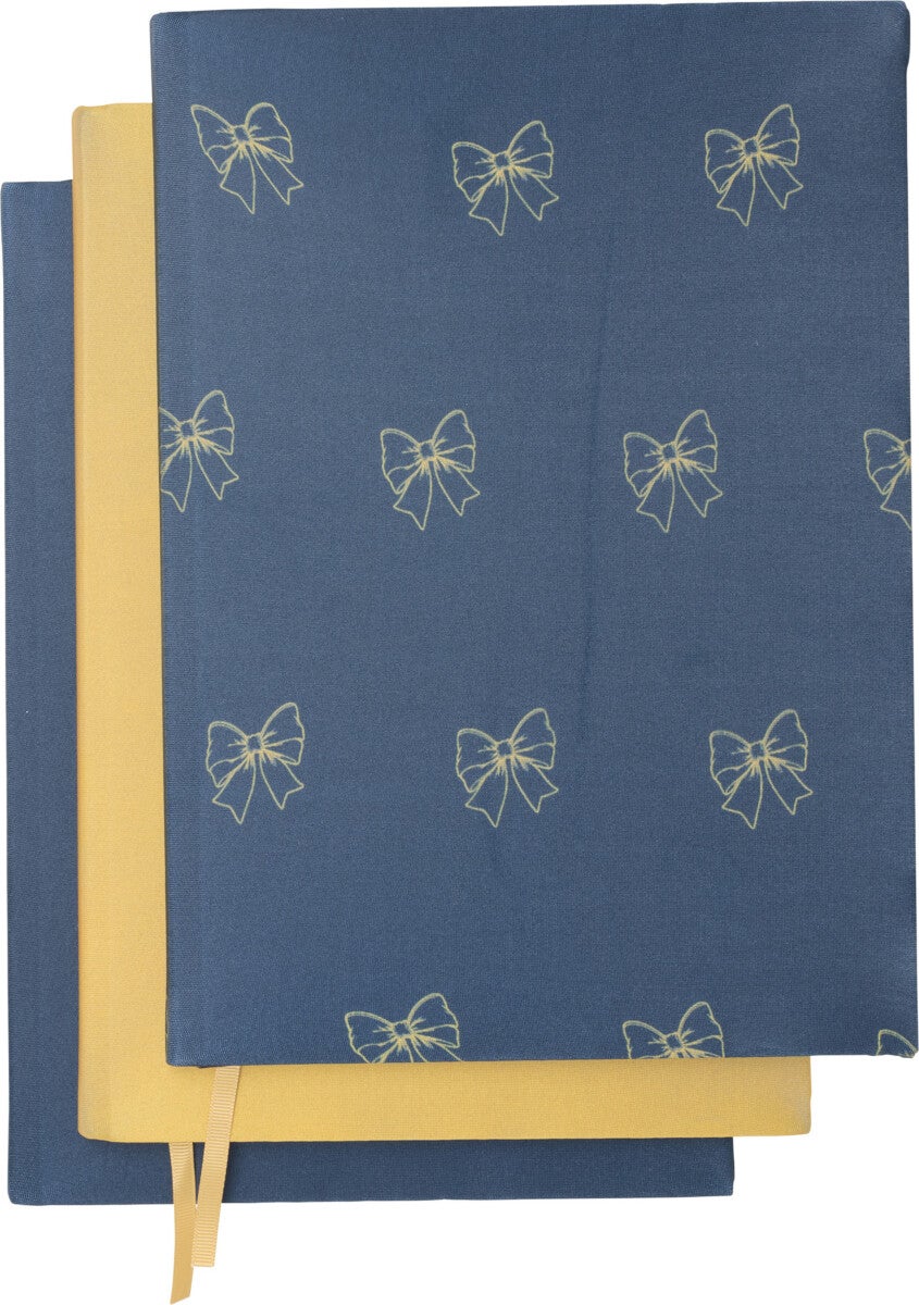 Bokbind elastisk 3pk Blue Bow Beckmann