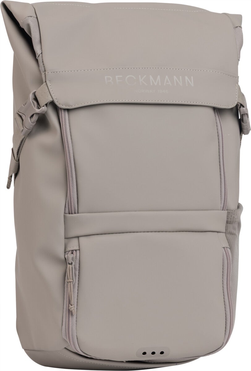 Skolesekk Street Light Warm Grey 22L Beckmann