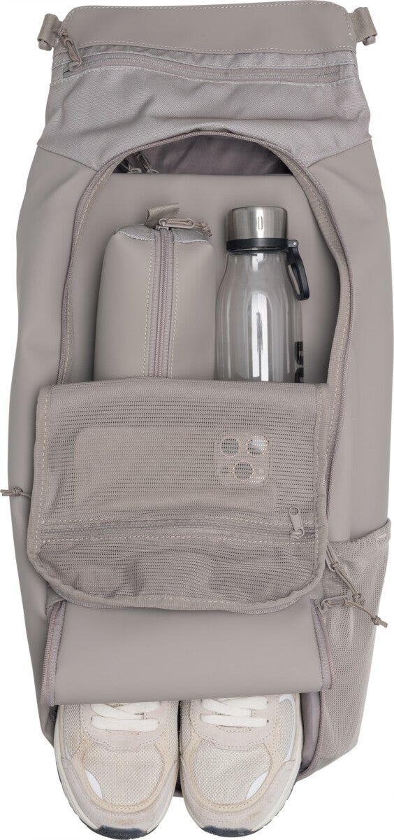 Skolesekk Street Light Warm Grey 22L Beckmann