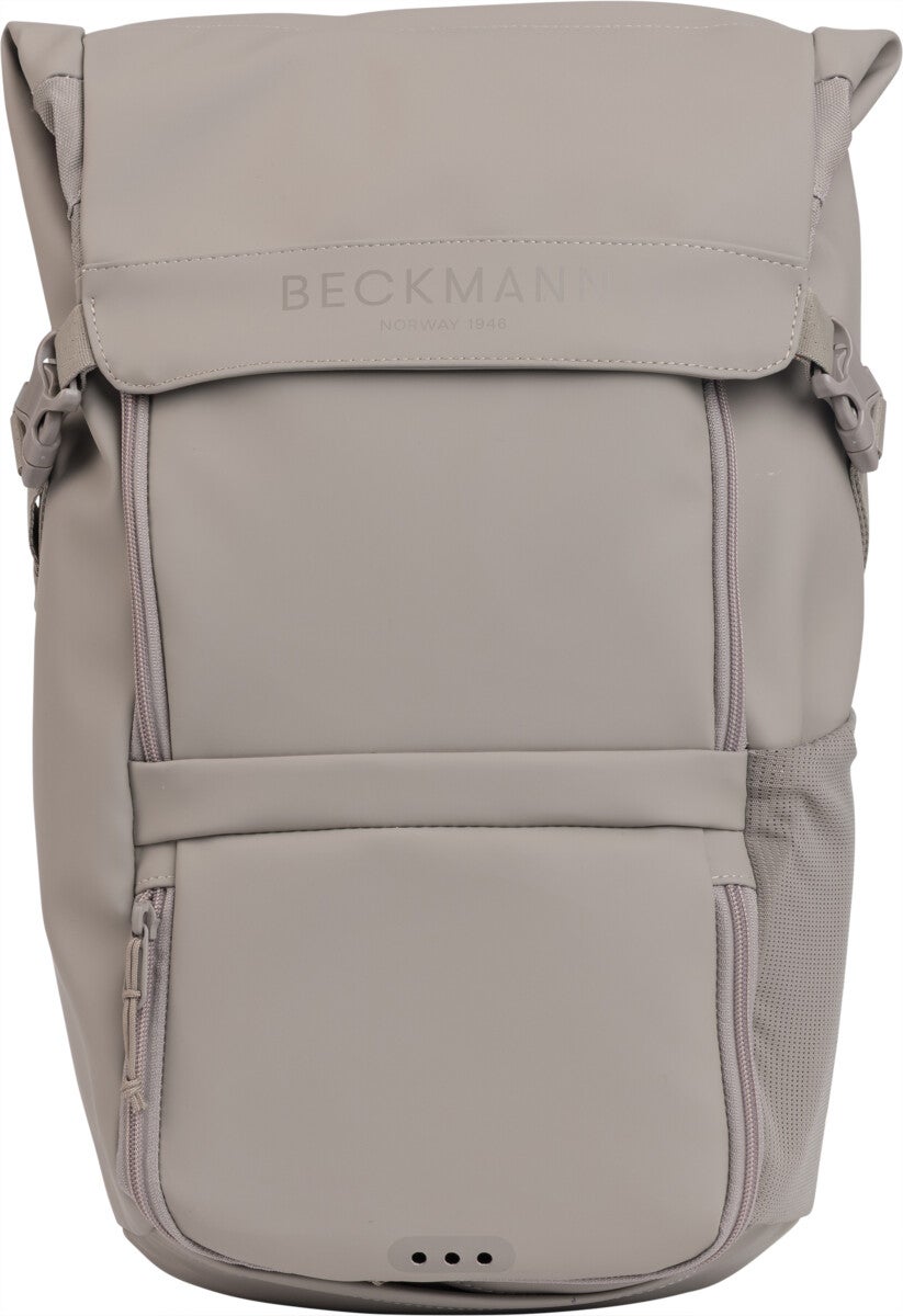Skolesekk Street Light Warm Grey 22L Beckmann