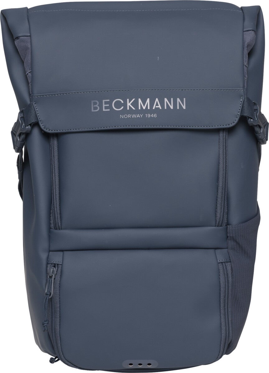 Skolesekk Street Light Navy 22L Beckmann