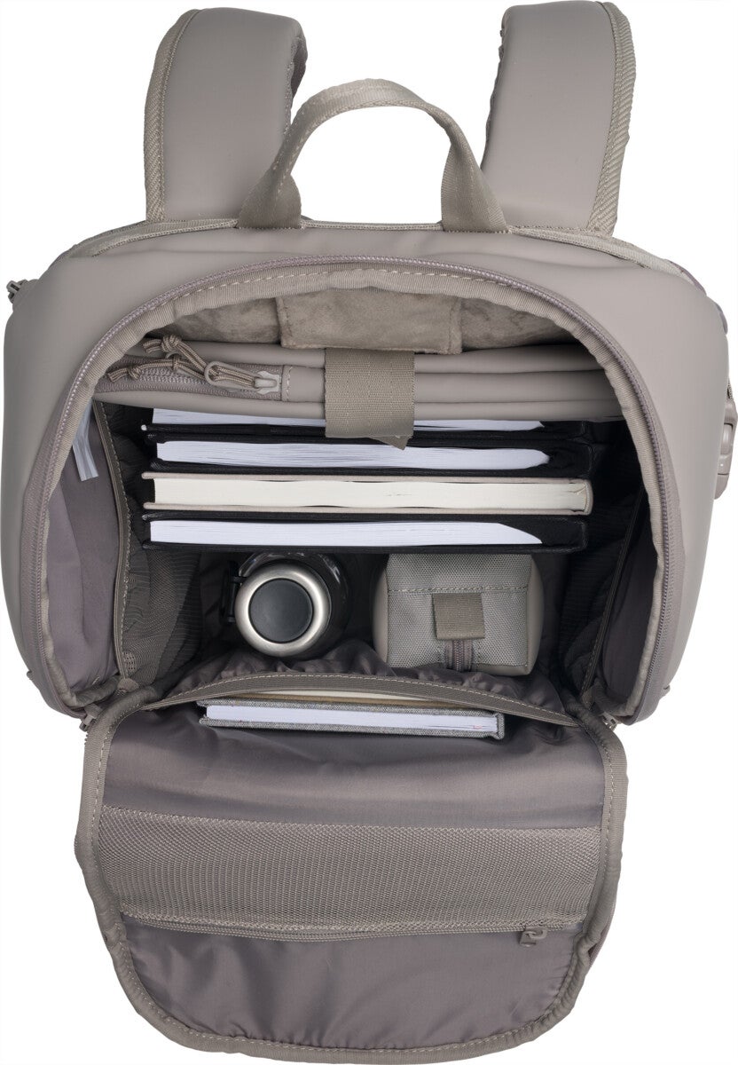 Skolesekk Street FLX Warm Grey 30-35L Beckmann