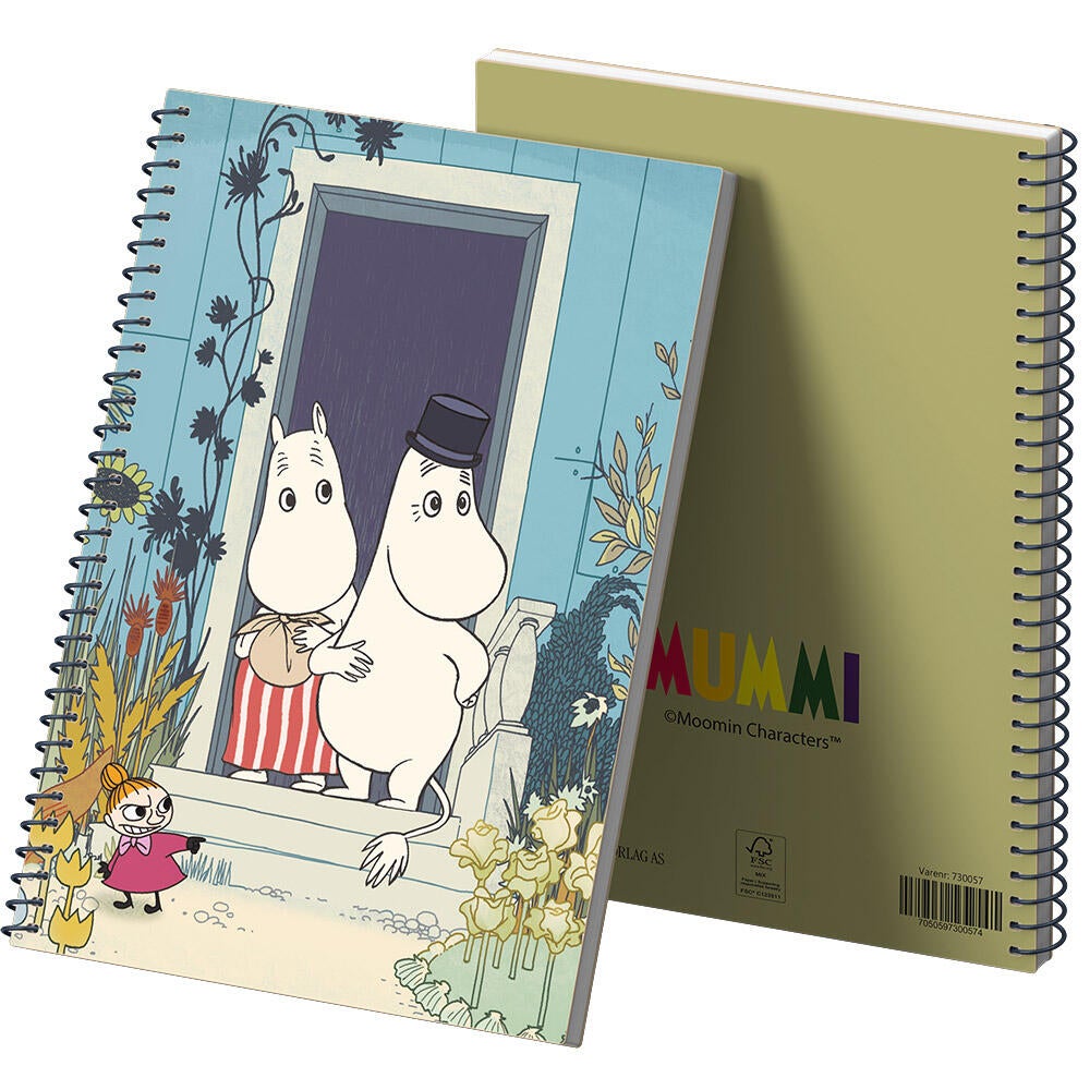 Notatbok A5 Mummi I døren