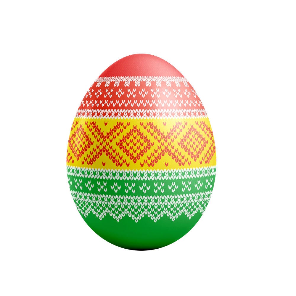 Påskeegg Marius Flerfarget 15 cm